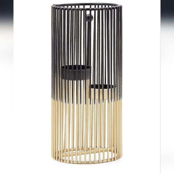 Elegant Black and Gold Candle Holders NEW - Picture 5 of 14